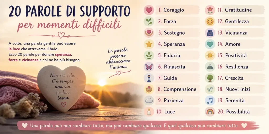 parole di supporto