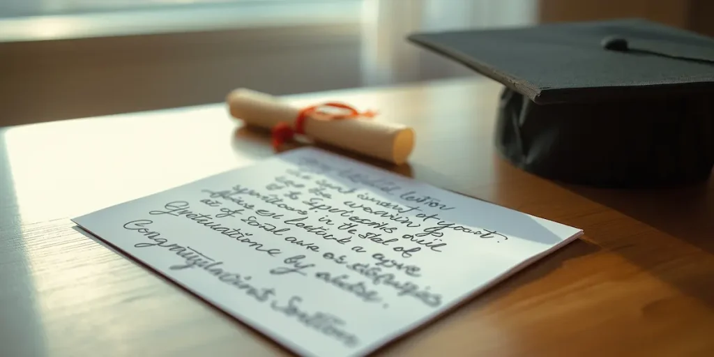 lettera auguri laurea