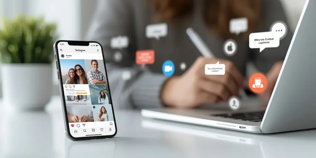 caption instagram reel