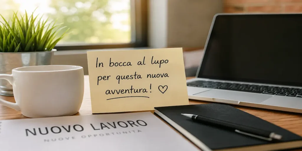 auguri informali nuovo lavoro