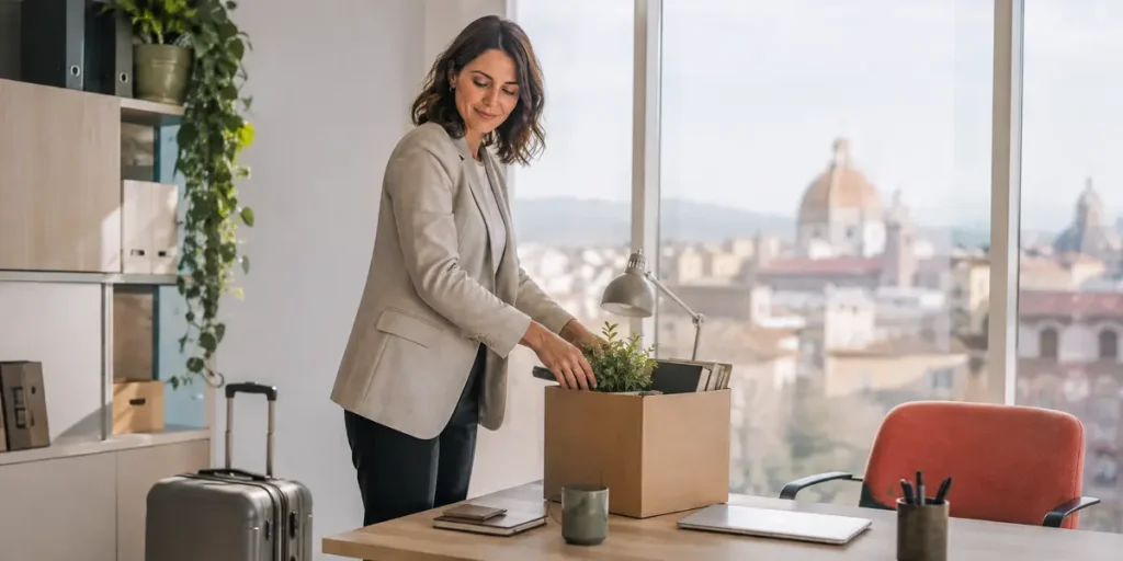 dimissioni per trasferimento