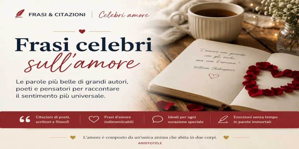 frasi celebri sull'amore