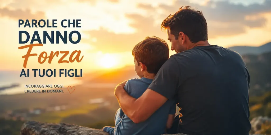frasi di incoraggiamento per figli