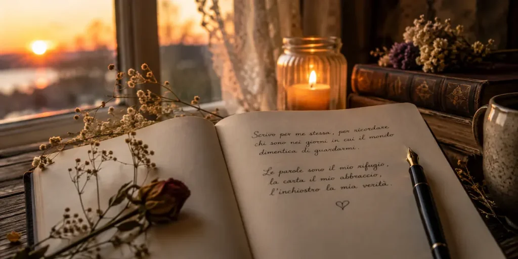 frasi poetiche per diario