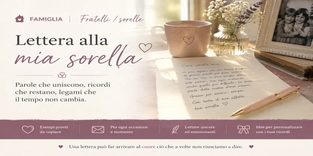lettera a una sorella