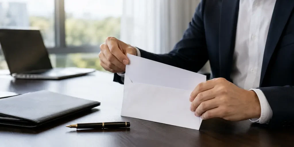 lettera di dimissioni formale