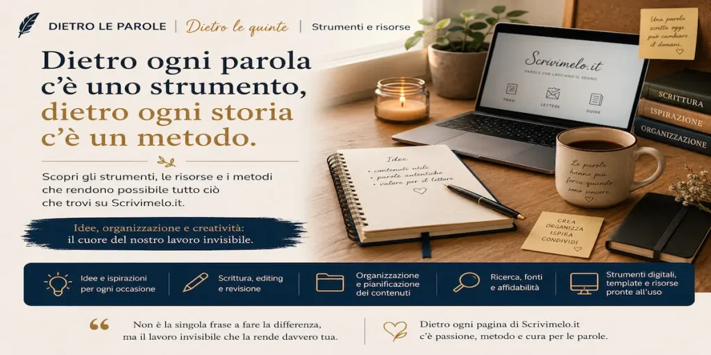 strumenti e risorse per scrivere
