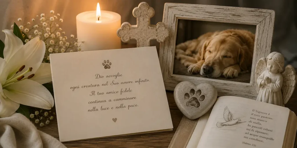condoglianze religiose per animali domestici