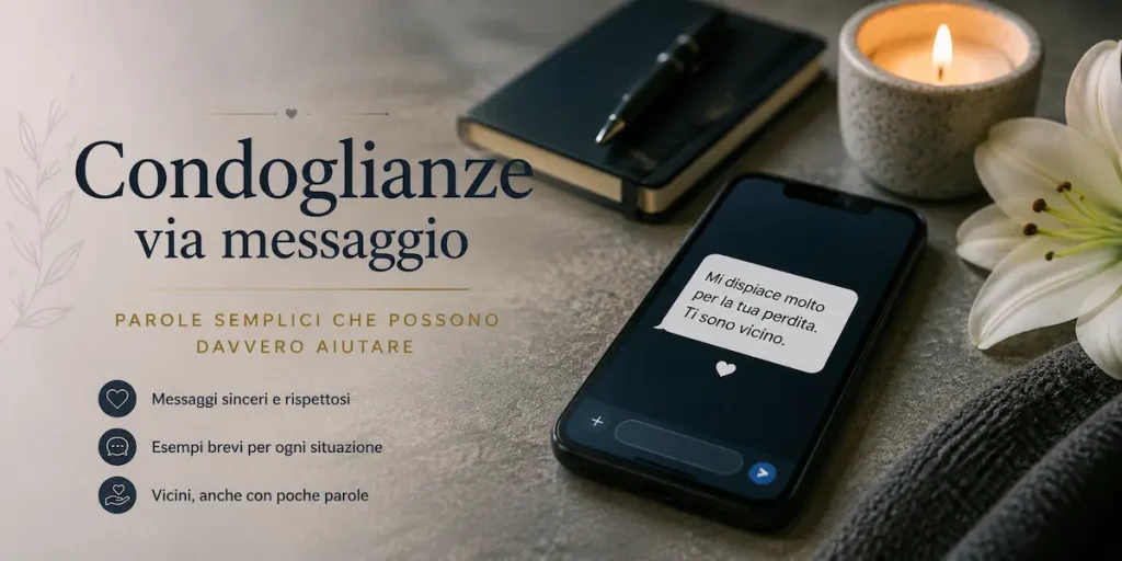 condoglianze via messaggio