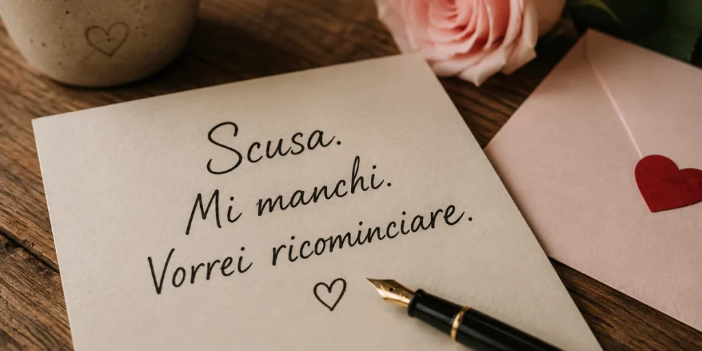 scuse formali per riconciliazione